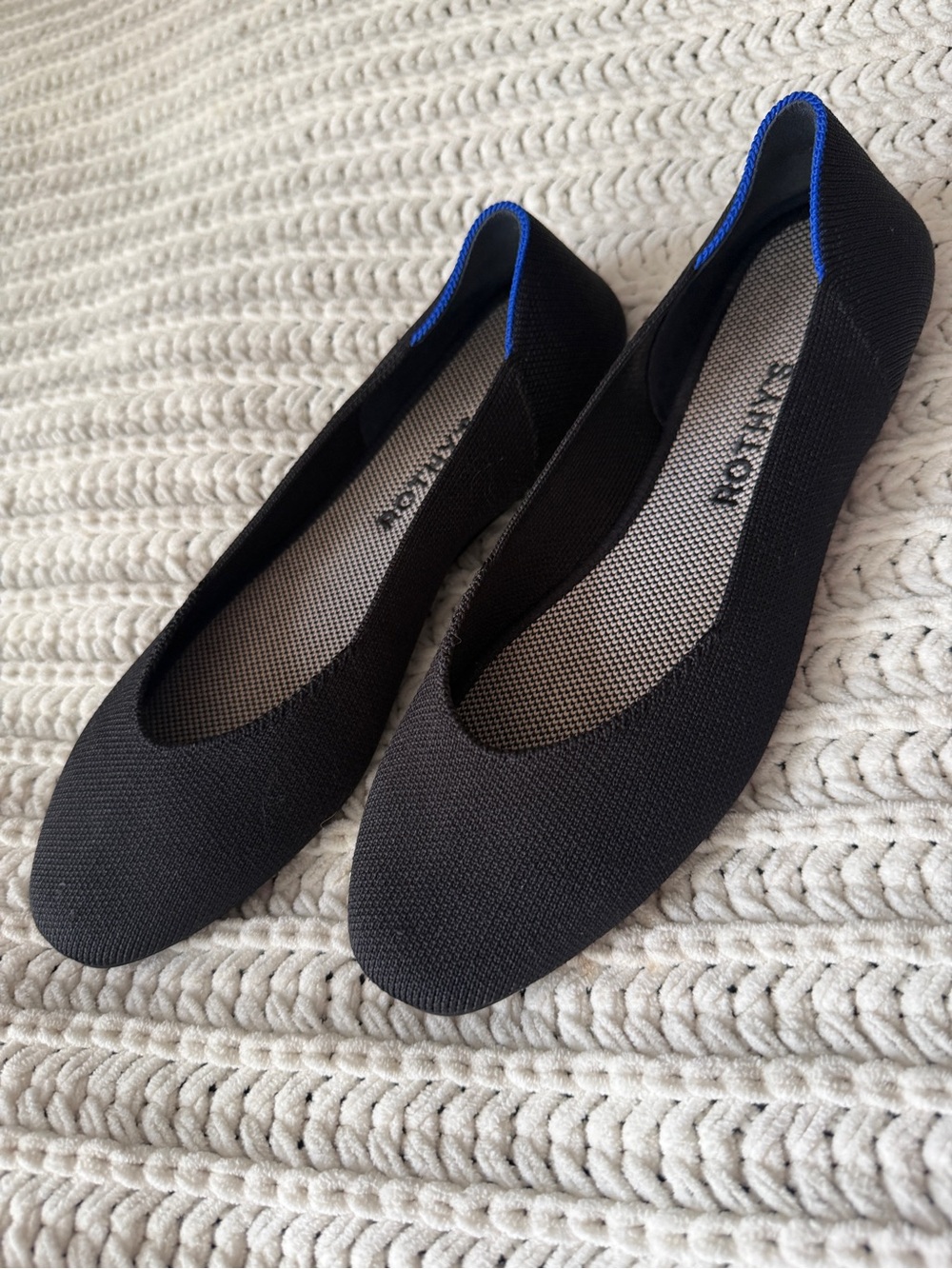 Rothy’s The Square Flat in Black - Picture 5 of 9